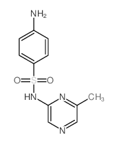 Benzenesulfonamide,4-amino-N-(6-methyl-2-pyrazinyl)- Structure