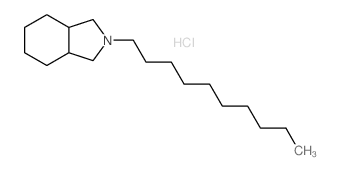 2-decyl-1,3,3a,4,5,6,7,7a-octahydroisoindole结构式