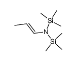 (E)-1-[N,N-Bis(trimethylsilyl)amino]-2-methyl-1-propen结构式