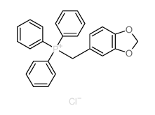 (1,3-Benzodioxol-5-ylmethyl)(triphenyl)phosphorane Structure