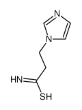1H-Imidazole-1-propanethioamide(9CI) Structure