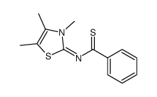 N-(3,4,5-trimethyl-1,3-thiazol-2-ylidene)benzenecarbothioamide Structure