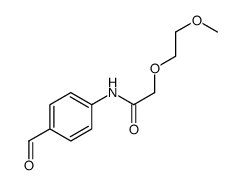 N-(4-formylphenyl)-2-(2-methoxyethoxy)acetamide结构式