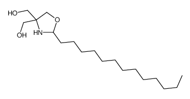 [4-(hydroxymethyl)-2-tridecyl-1,3-oxazolidin-4-yl]methanol结构式