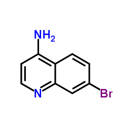 4-氨基-7-溴喹啉结构式