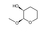 cis-3-Hydroxy-2-methoxytetrahydropyran Structure