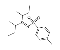 N-(di-sec-butyl-l4-sulfanylidene)-4-methylbenzenesulfonamide结构式