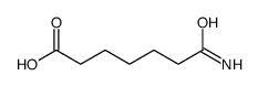 7-amino-7-oxoheptanoic acid Structure