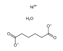 nickel(II) adipate tetrahydrate Structure
