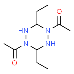 1,2,4,5-Tetrazine,1,4-diacetyl-3,6-diethylhexahydro-(9CI) Structure