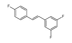 1,3-difluoro-5-[2-(4-fluorophenyl)ethenyl]benzene Structure