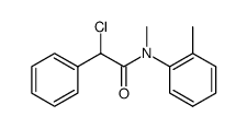 N-Methyl-N-(2-methyl-phenyl)-α-chlorphenylessigsaeureamid结构式