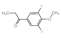 3,5-二氟-4-甲氧基苯丙酮结构式