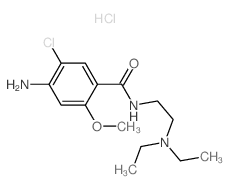 盐酸甲氧氯普胺结构式