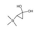 2-(trimethylsilyl)-1,1-cyclopropanediol结构式