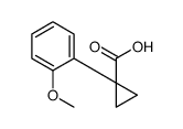 1-(2-methoxyphenyl)cyclopropane-1-carboxylic acid Structure