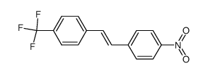 (E)-1-nitro-4-(4-(trifluoromethyl)styryl)benzene Structure