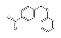 1-nitro-4-(phenylsulfanylmethyl)benzene结构式