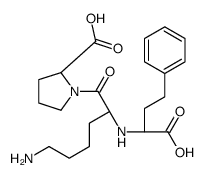 N2-[(1S)-1-Carboxy-3-phenylpropyl]-L-lysyl-L-proline结构式