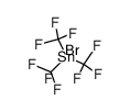 tris(trifluoromethyl)bromostannane Structure