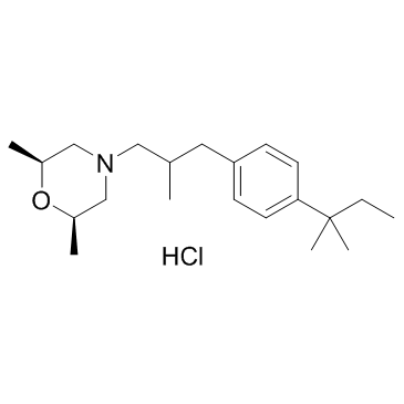 盐酸阿莫洛芬结构式