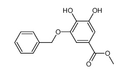 methyl 3-(benzyloxy)-4,5-dihydroxybenzoate结构式