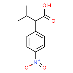 3-Methyl-2-(4-nitrophenyl)butanoicacid Structure