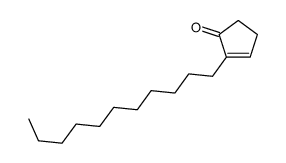 2-undecylcyclopent-2-en-1-one结构式