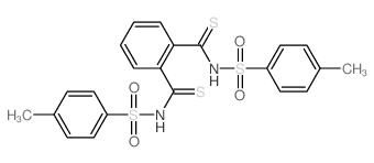 1,2-Benzenedicarbothioamide,N1,N2-bis[(4-methylphenyl)sulfonyl]- Structure