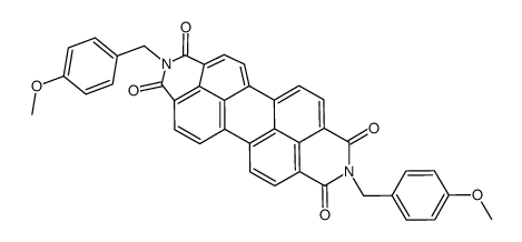 2,9-bis(p-methoxybenzyl)anthra[2,1,9-def:6,5,10-d'e'f']diisoquinoline-1,3,8,10(2H,9H)-tetrone structure