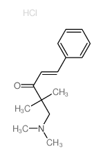 5-(Dimethylamino)-4,4-dimethyl-1-phenyl-1-penten-3-one结构式