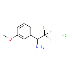 2,2,2-三氟-1-(3-甲氧基苯基)乙胺盐酸盐结构式