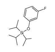 3-(fluorophenyloxy)triisopropylsilane结构式