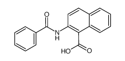 2-benzoylamino-[1]naphthoic acid Structure