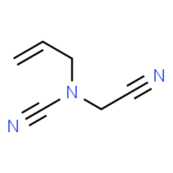Cyanamide, (cyanomethyl)-2-propenyl- (9CI)结构式