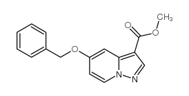 5-(苄氧基)吡唑并[1,5-a]吡啶-3-羧酸甲酯结构式