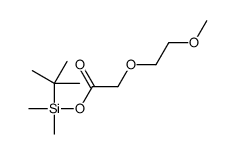 [tert-butyl(dimethyl)silyl] 2-(2-methoxyethoxy)acetate Structure