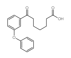 7-氧代-7-(3-苯氧基苯基)庚酸结构式