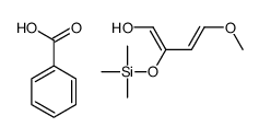 benzoic acid,4-methoxy-2-trimethylsilyloxybuta-1,3-dien-1-ol结构式