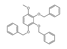 1-methoxy-2,3,4-tris(phenylmethoxy)benzene结构式