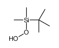 tert-butyl-hydroperoxy-dimethylsilane结构式
