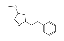 4-methoxy-2-(2-phenylethyl)oxolane Structure
