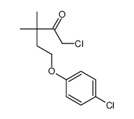 1-chloro-5-(4-chlorophenoxy)-3,3-dimethylpentan-2-one Structure