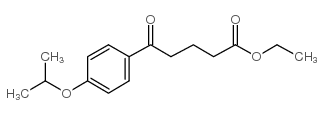 ETHYL 5-OXO-5-(4-ISOPROPOXYPHENYL)VALERATE structure