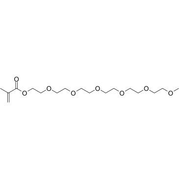 m-PEG6-2-methylacrylate Structure