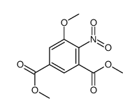 dimethyl 5-methoxy-4-nitrobenzene-1,3-dicarboxylate结构式
