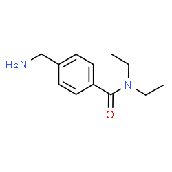 4-(氨基甲基)-N,N-二乙基苯甲酰胺结构式