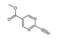 2-cyano-4-methoxycarbonylpyrimidine Structure