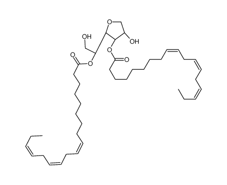 Sorbitan, di-9,12,15-octadecatrienoate, (all-Z)-结构式