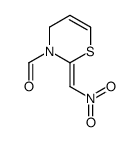 (2E)-2-(nitromethylidene)-4H-1,3-thiazine-3-carbaldehyde Structure